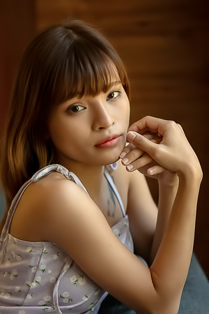 Oopeve Her Delicate Frame Draped In A Charming Sundress