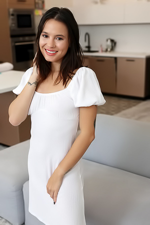 Lucy Mendez Her Lovely Hard Nips And Her Dripping Bald Twat