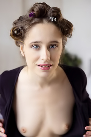 Lia Noel Her Hands Roam Over Her Silky Skin